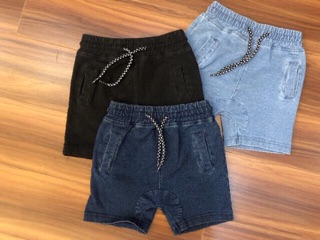 Quần đùi jean mềm hãng Fox dư xịn cho bé 3-6m