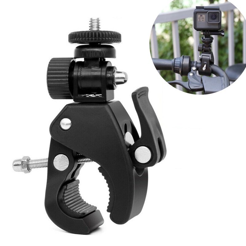 Phụ kiện kẹp ghi đông xe cho máy quay hành động GoPro, Sjcam, Yi Action, Osmo Action