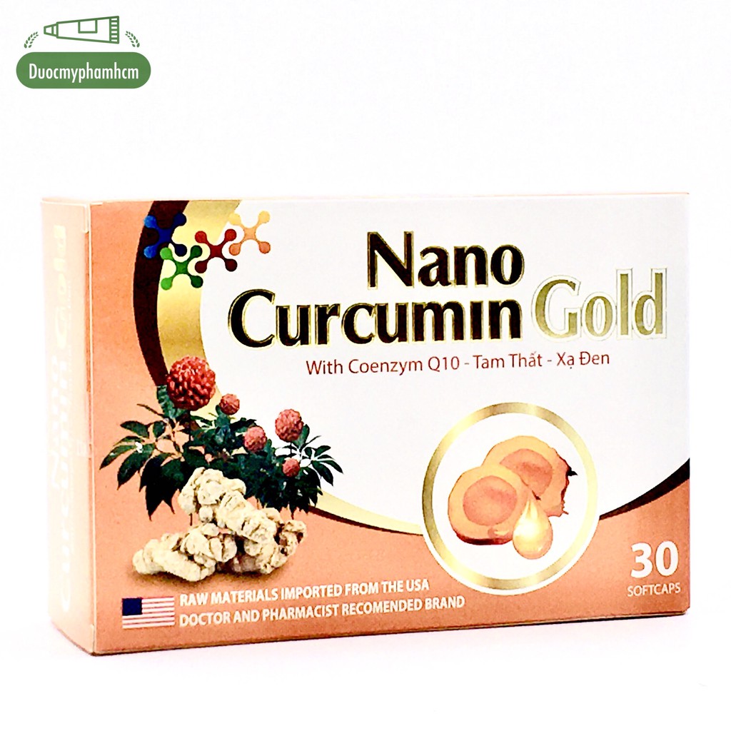 Viên Uống Nano Curcumin Gold Hộp 30 Viên