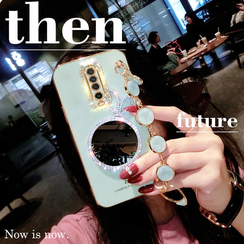 Ốp Điện Thoại Họa Tiết Thỏ Có Gương Trang Điểm Cho Xiaomi Redmi K30 K30i