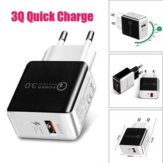 Củ sạc nhanh QC3.0 5V 3.1A với phích cắm EU chất lượng cao cho điện thoại Samsung