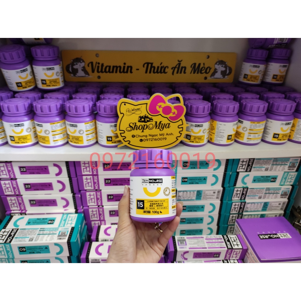 Nourse-Vitamin dinh dưỡng tổng hợp cho Mèo (Nourse 9-11-12-15-18-22-26)