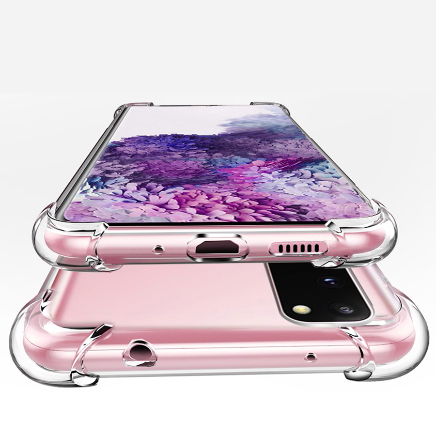 Ốp lưng Trong suốt chống sốc TPU cho Samsung Galaxy S21 S20 Note 20 Ultra 10 Lite S10 S9 Plus S20 FE