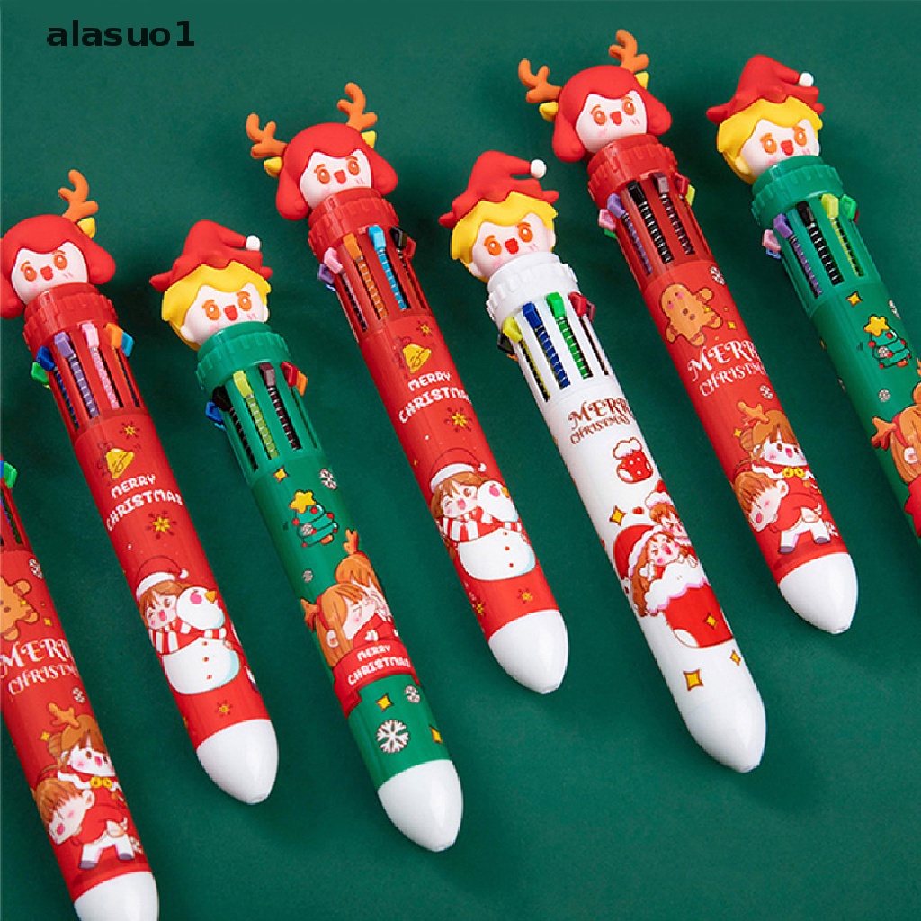 1 Bút Bi Họa Tiết Giáng Sinh Dễ Thương Bắt Mắt