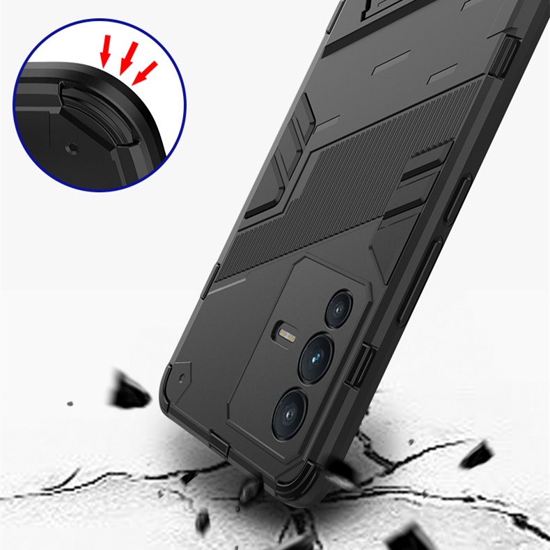Ốp điện thoại Lenuo chống sốc có giá đỡ cho xiaomi mi 11t pro 11 lite 12 pro 11 ultra 11 pro 12x 5g