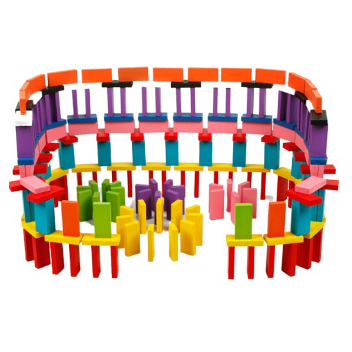 💖Giảm 10%💖  - Đồ Chơi Thông Minh - Domino 120 thanh -Sáng Tạo