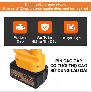 Máy rửa xe pin Hukan