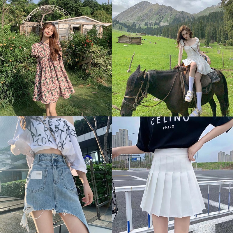 【Clearance BIG DISCOUNT】Đầm thời trang Hàn Quốc