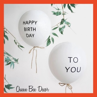 Combo 2 bóng bay HAPPY BIRTHDAY TO YOU trang trí sinh nhật QB10