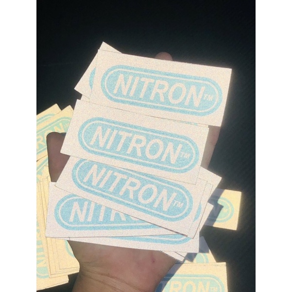 Tem Logo Sticker Phản Quang Chữ Nitron