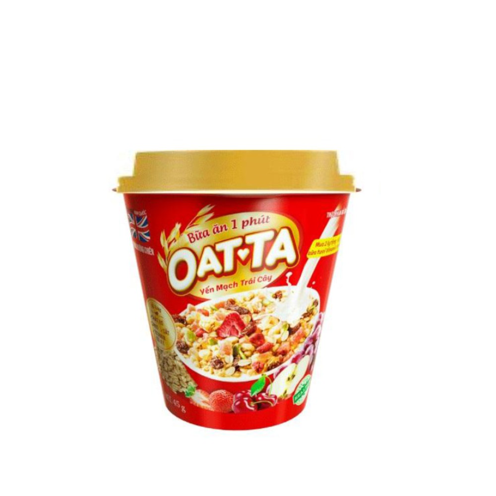 Ngũ cốc Yến mạch trái cây Oatta hộp 45g | BigBuy360 - bigbuy360.vn