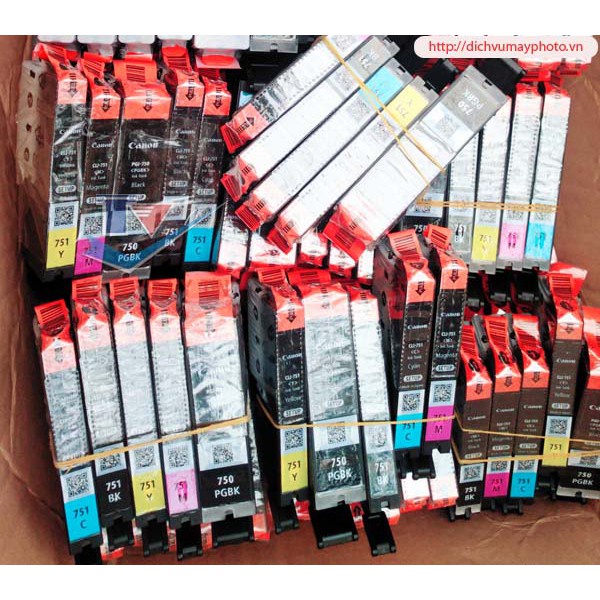 Bộ mực chính hãng bóc máy canon IX 6770 6870 kholinhkienmayin