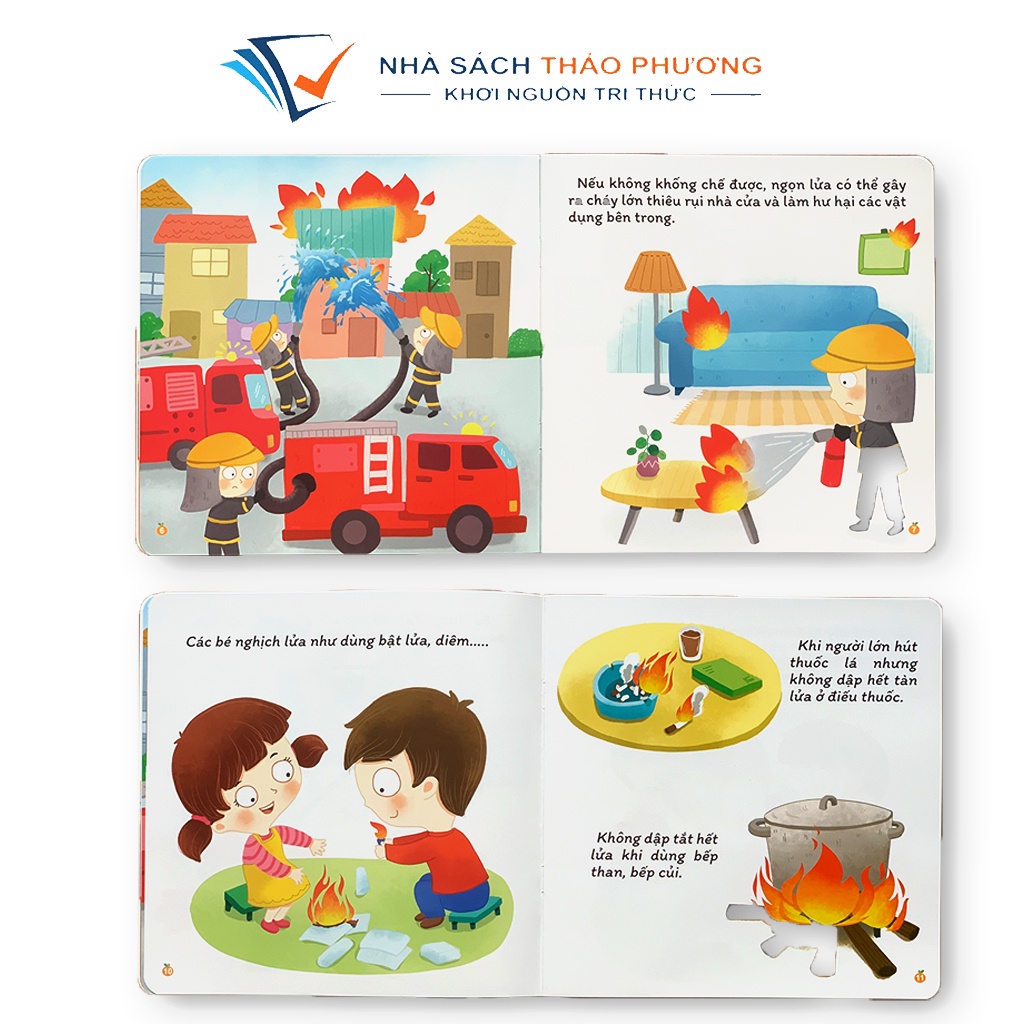 Sách - Cẩm Nang An Toàn Dành Cho Bé Từ 3-12 Tuổi - Quét Mã QR File Nghe (Lẻ cuốn)