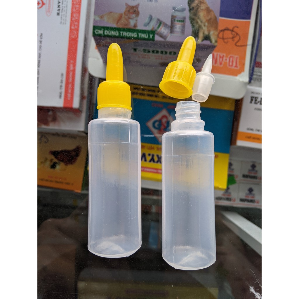 Lọ nhựa nhỏ vacxin cho gà 10ml