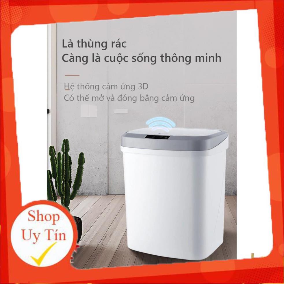 [Giá Sập Sàn] <Hot> Thùng Rác Thông Minh Cảm Ứng Tự Động Đóng Mở Chạy Pin <Rẻ Vô Địch>