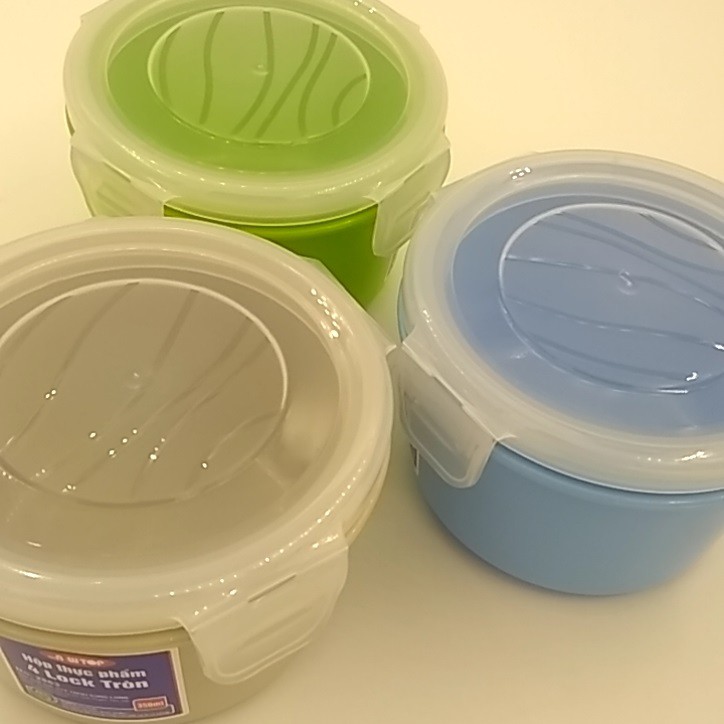 Combo 10 hộp thực phẩm có khóa 350ml Song Long