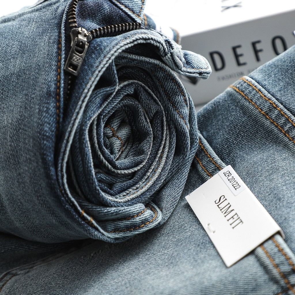 Quần Jean Nam ZR XANH CÀO SƯỚC (Form Slimfit,chất vải co dãn,ống 15 đến 18cm,hàng VNXK)-210503 | BigBuy360 - bigbuy360.vn