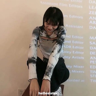 [LINK TRẢ ĐƠN ORDER] hellosister | Áo Tie Dye Xám
