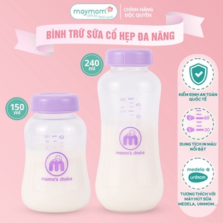 Bình Trữ Sữa Cổ Hẹp Tương Thích Máy Hút Sữa Medela, Unimom