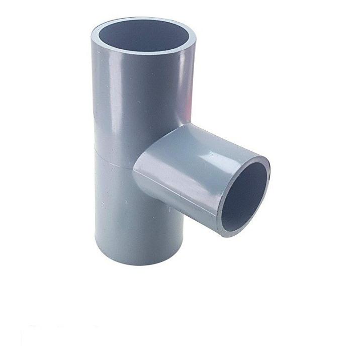 Bộ 5 chữ T 21 mm nhựa PVC cao cấp dùng cho hệ thống tưới cây, hệ thống nước sinh hoạt