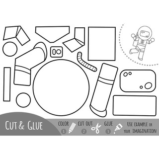 Giấy tô màu và cắt dán - Mẫu 2