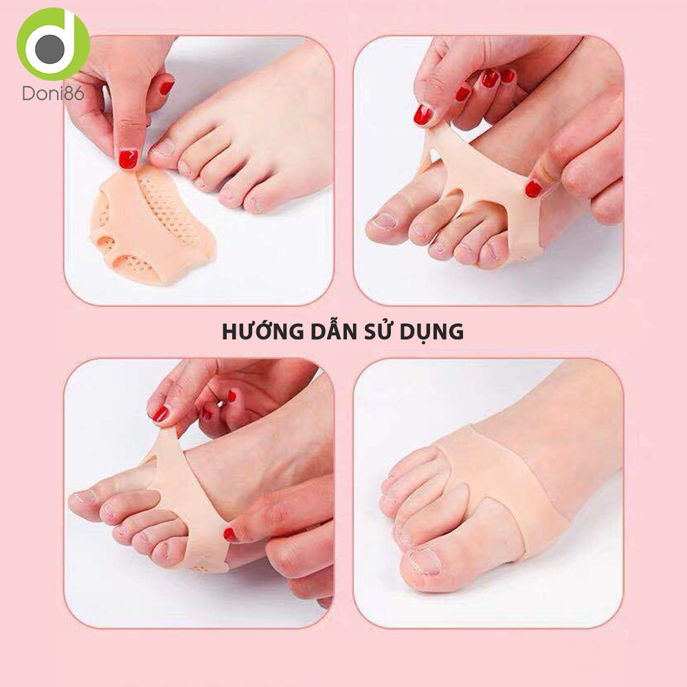 Combo lót giày silicone tổ ong đệm êm lòng bàn chân phía trước - PK67_5_10