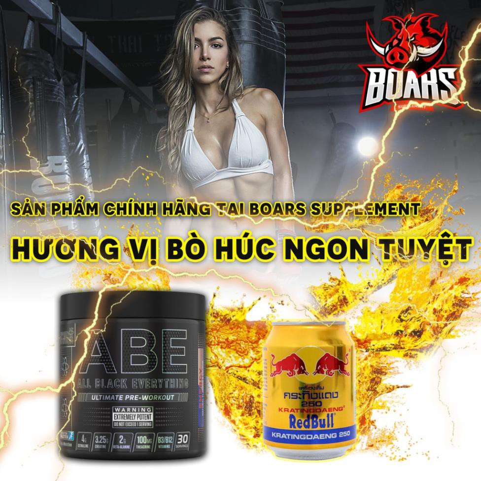  ABE PREWORKOUT - THỰC PHẨM GIÚP TẬP TRUNG, NÂNG CAO HIỆU SUẤT TẬP LUYỆN (30 LẦN DÙNG)