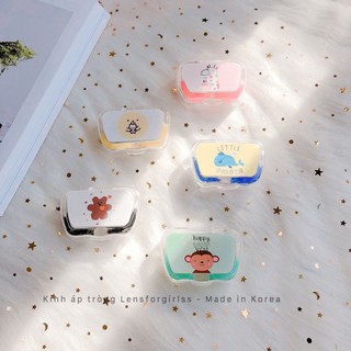 HỘP ĐỰNG LENS MINI CÓ GƯƠNG XINH XẮN