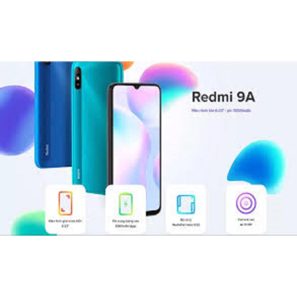 Điện thoại Xiaomi Redmi 9 A  ram 4G/64G 2sim mới Chính Hãng - Chiến PUBG/Free Fire mượt