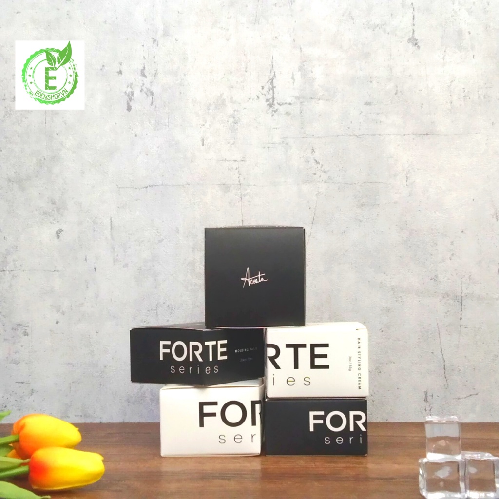 Full 3 SP tạo kiểu tóc nam Forte Series Texture Clay / Molding Paste / Styling Cream 80gr