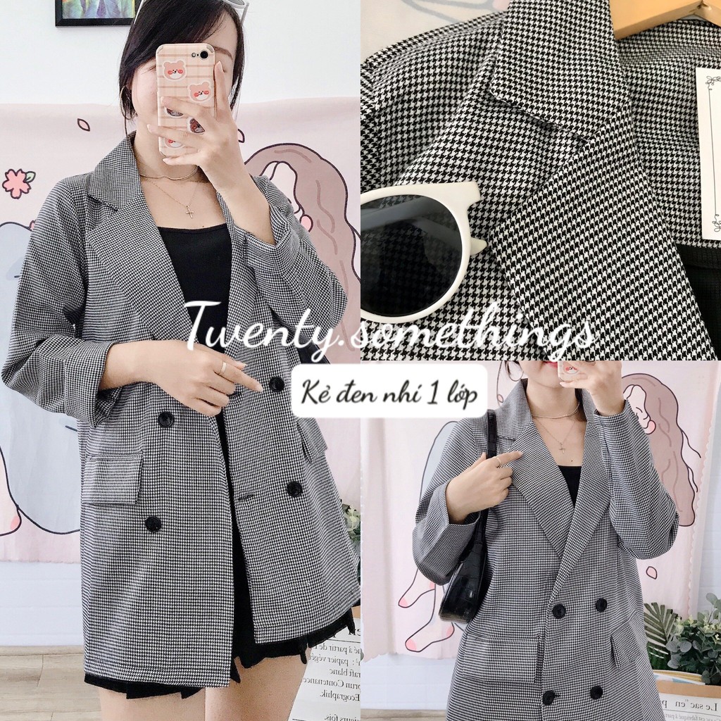 ÁO BLAZER 2 LỚP HÀN QUỐC NHIỀU MÀU (ảnh thật/sẵn/video) | BigBuy360 - bigbuy360.vn