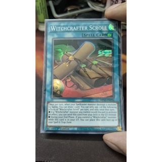 Thẻ bài Yugioh TCG Witchcrafter Scroll