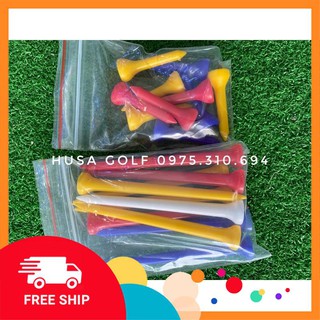 [GIÁ RẺ NHẤT] Tee golf gói 10 chiếc chất nhựa ngắn/dài