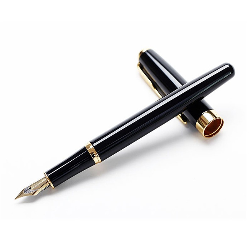 Bút Mực Penlab Baoer C6298 Ngòi Vừa Bằng Thép Mạ Vàng Sang Trọng