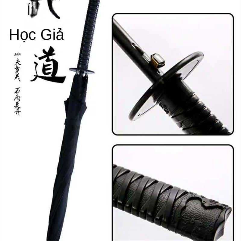 Ô dù samurai Nhật Bản Tay Cầm Dài Tự Động Sáng Tạo Cho Nam