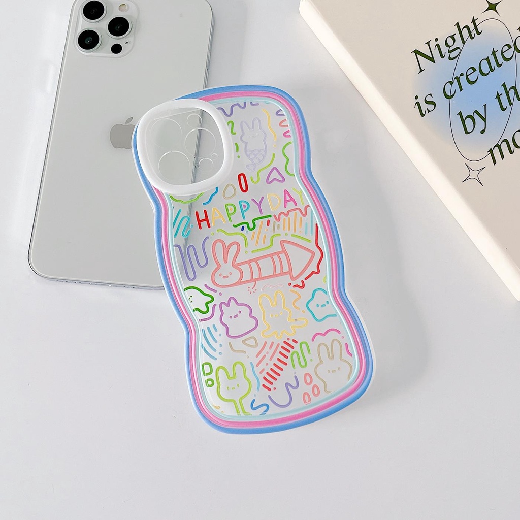 Ốp Điện Thoại Tpu Dẻo Họa Tiết Hoạt Hình Động Vật Dễ Thương Chống Sốc Cho iPhone 11 12 13 pro max xr x xsmax