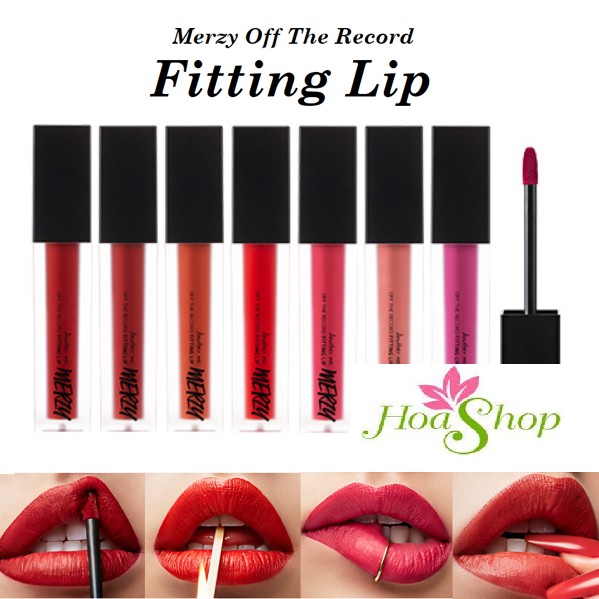 Son Kem Lì Với Bảng Mùa Cực Ngầu Merzy Off The Record Fitting Lip