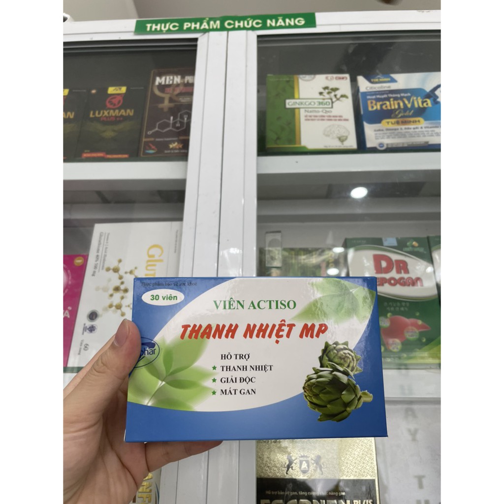 Viên Thanh Nhiệt Actiso MP - 30 viên