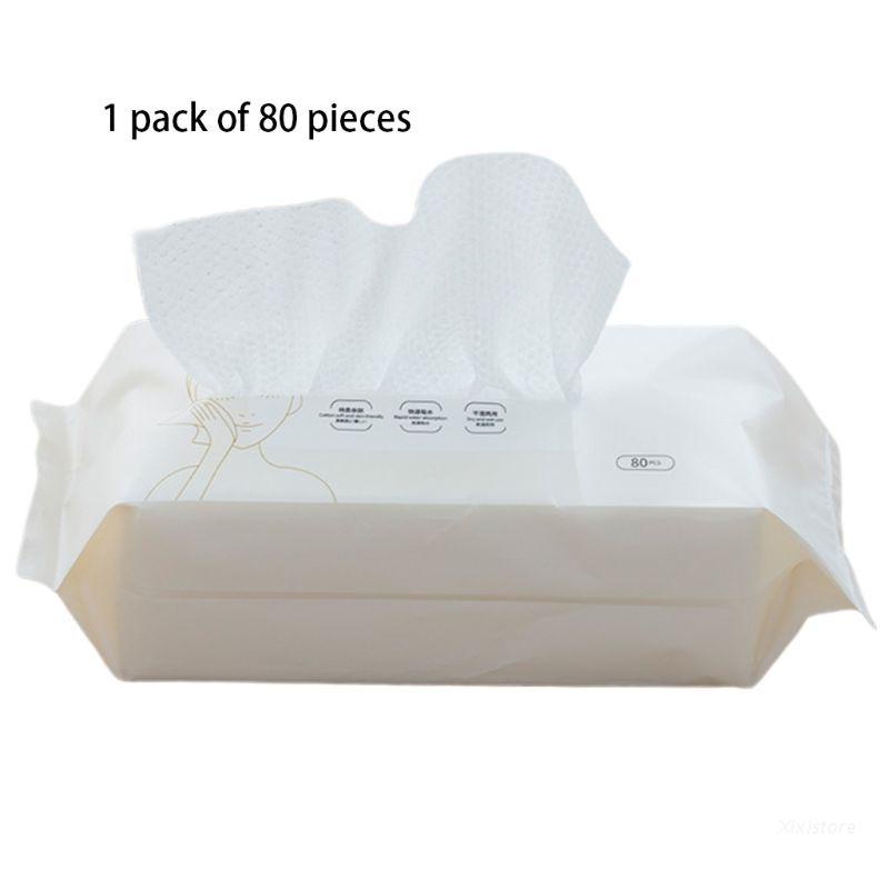 XIXI Set 80 khăn cotton lau mặt dùng một lần tiện dụng khi đi du lịch
 | BigBuy360 - bigbuy360.vn