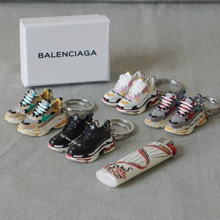 Móc Khóa Mini Sneaker - Mini 'Balen' Triple S - Mô Hình Giày tỷ lệ 1:6