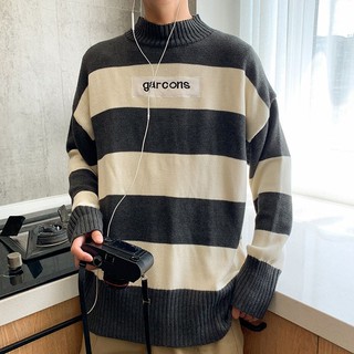 |ODERTAOBAO|ÁO LEN NAM KẺ NGANG UNISEX| BST THU ĐÔNG 2O2O|, 2 MÀU SIZE M-2XL