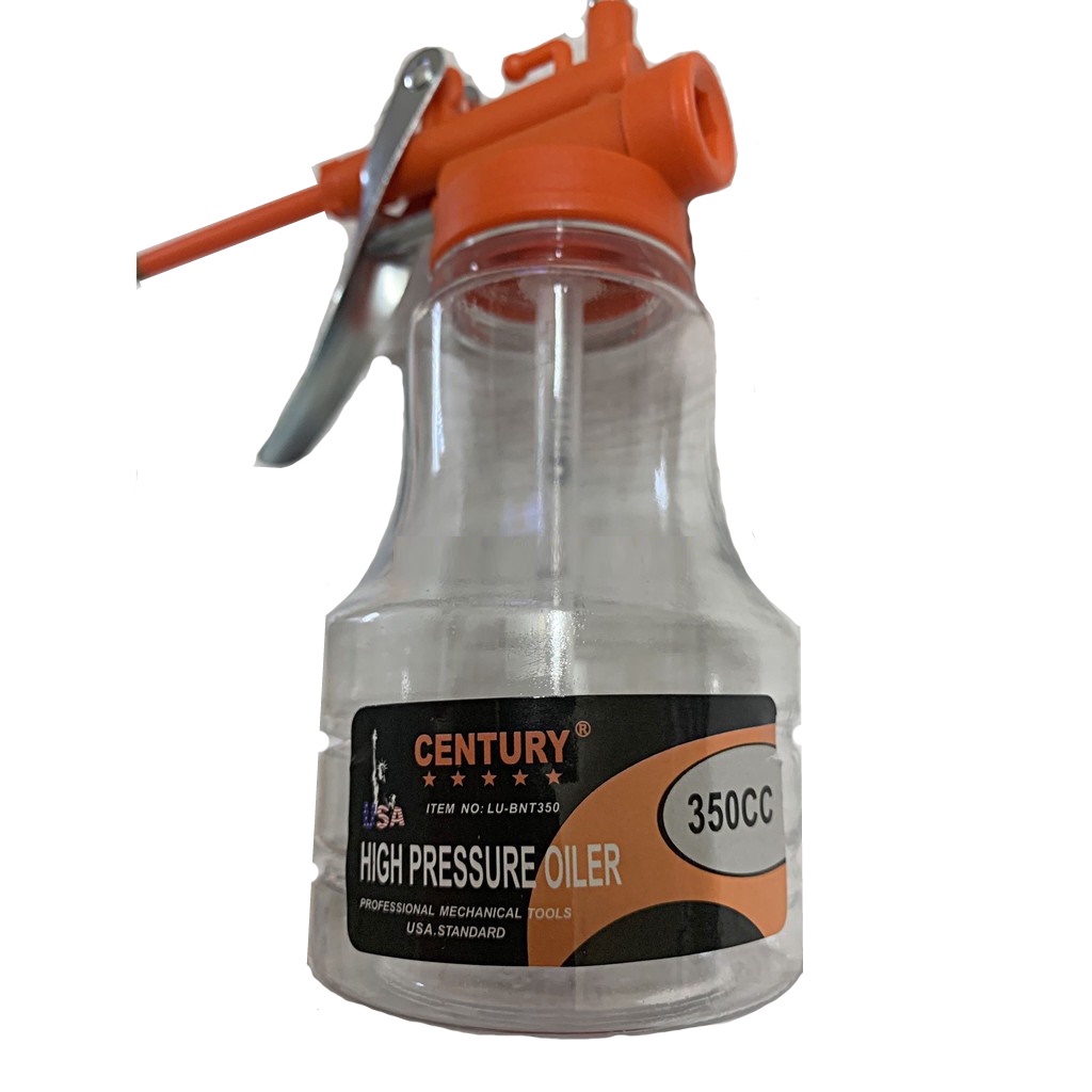 Bình bơm nhớt Century 350cc, Vịt dầu nhựa 350ml