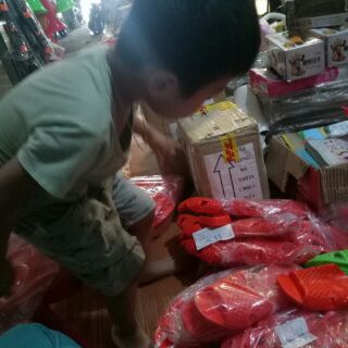 Dép tổ ong đỏ siêu hit hot