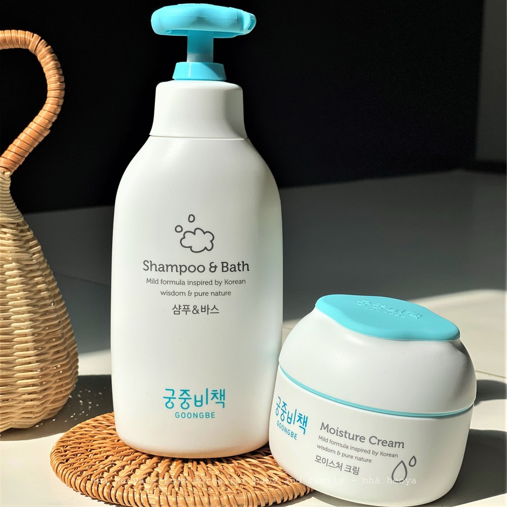 <có sẵn> SỮA TẮM GỘI GOONGBE SHAMPOO & BATH CHO BÉ 350ML