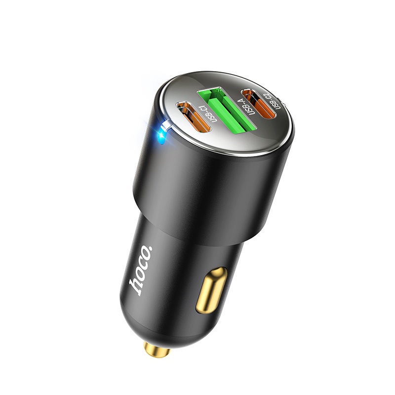 Tẩu sạc xe hơi Hoco. NZ6 PD45W QC3.0 Type C thích hợp cho iPhone 12 13 Pro Max/ Samsung S20 S21 S22