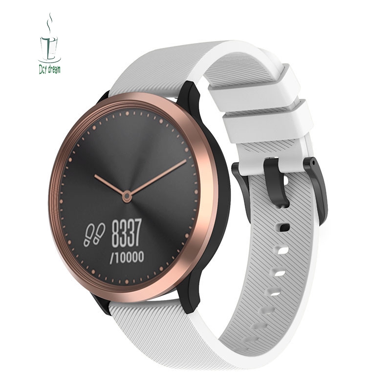 Dd DD✉ Dây đeo Silicone cho đồng hồ thông minh Garmin Vivomove HR