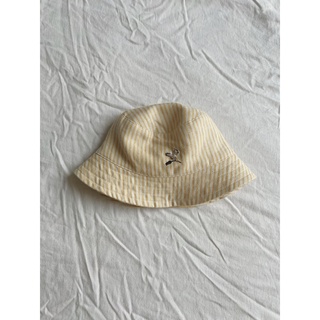 Bucket Hat Macro & Micro (Mũ Linen Thêu Hình Chú Sóc Nhỏ)
