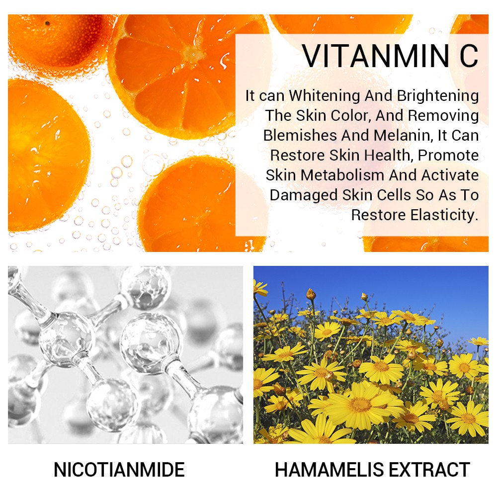 Hộp 50 Mặt Nạ Mắt LANBENA Vitamin C Làm Săn Chắc/Nâng Cơ Làm Sáng Màu Da Loại Bỏ Bọng Mắt/Quầng Thâm