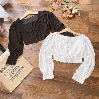 ÁO CROP TOP TAY DÀI