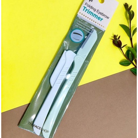 Dao Cạo Chân Mày The Face Shop Nhỏ Gọn 2 Cái Folding Eyebrow Trimmer - Khongcoson